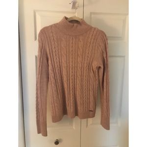 Abercrombie Pale Pink Turtleneck Sweater size M